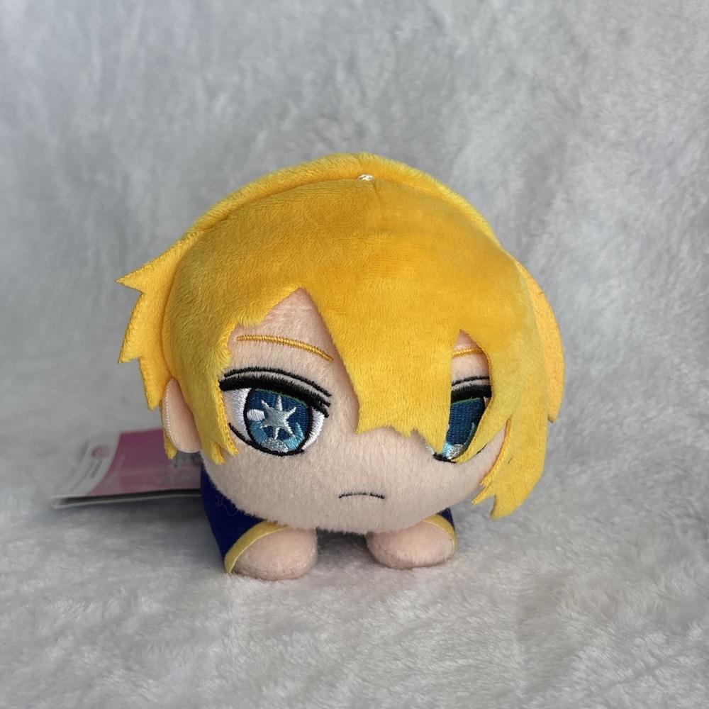 Oshi no Ko Aqua Hoshino Nesoberi Plush Doll Stuffed Toy 6" SEGA Anime Japan